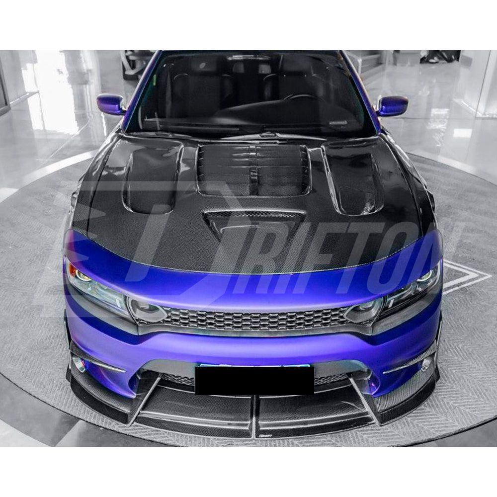 CMST V2 Style Carbon Fiber Hood For Dodge Charger 2015-2023