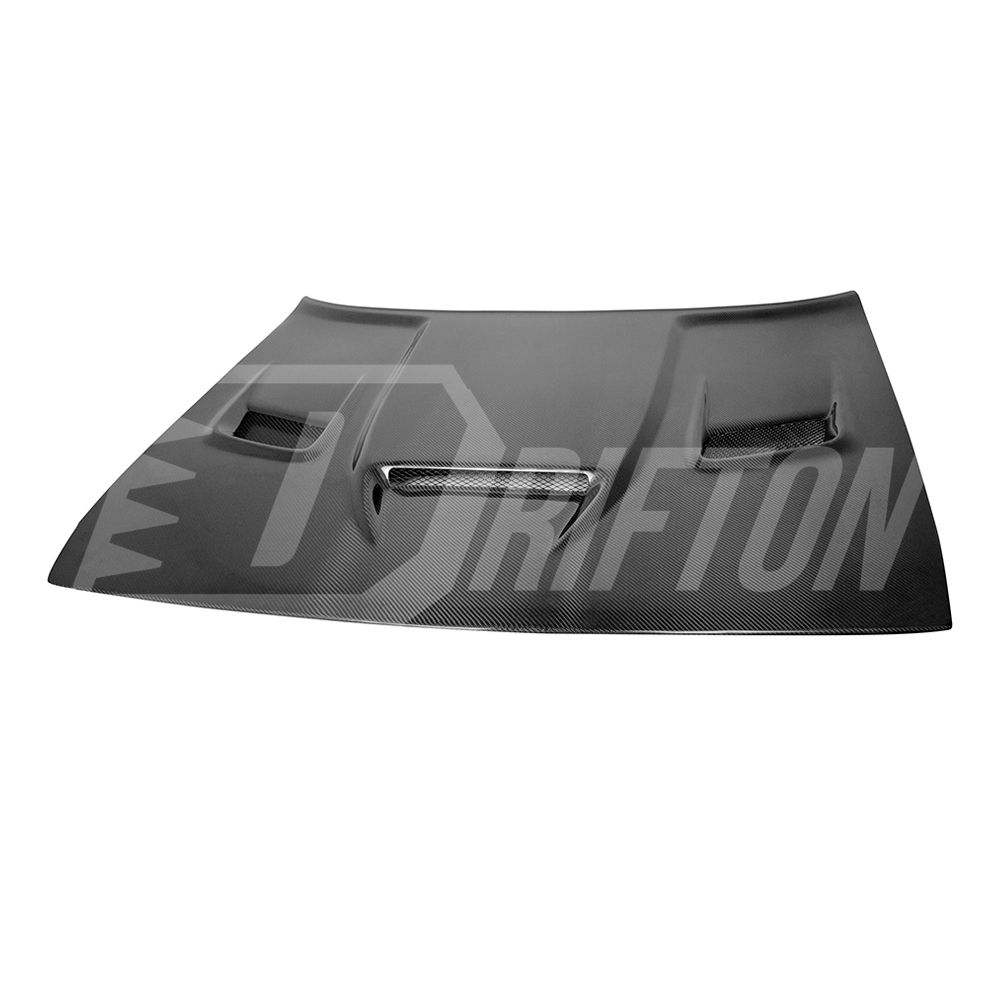 Drifton V2 Style Carbon Fiber Hood For Dodge Challenger 2008-2023