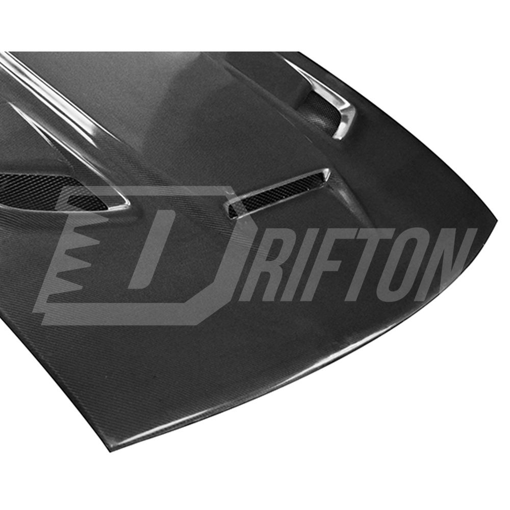 Drifton V2 Style Carbon Fiber Hood For Dodge Challenger 2008-2023