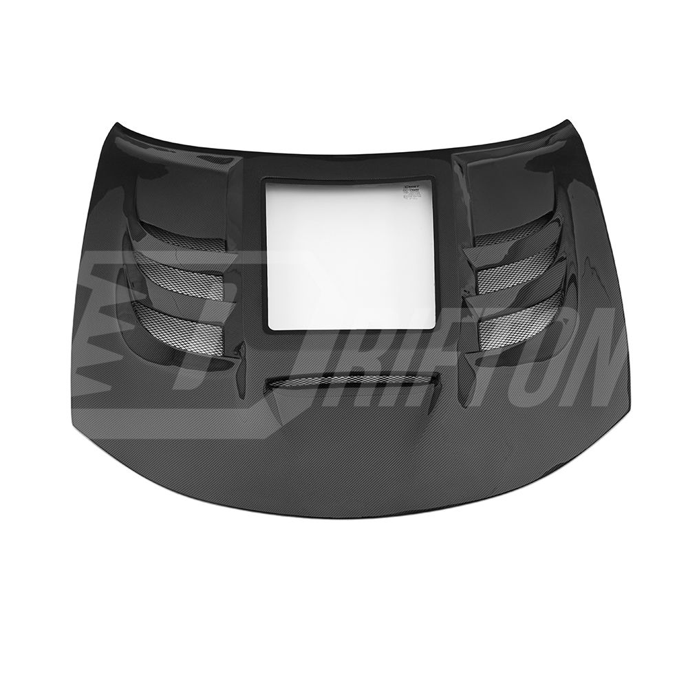 CMST V3 Transparent Style Carbon Fiber Hood For Dodge Charger 2015-2023