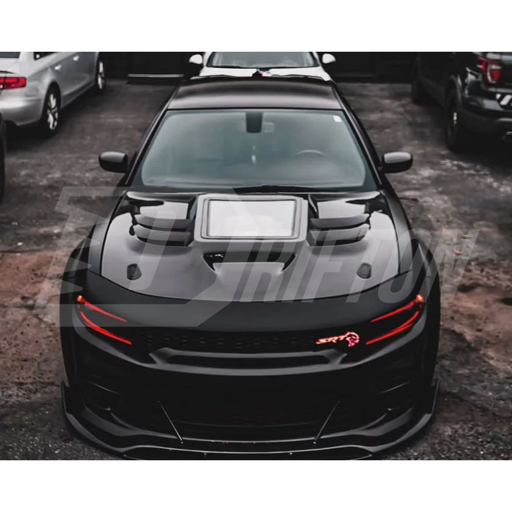 CMST V3 Transparent Style Carbon Fiber Hood For Dodge Charger 2015-2023