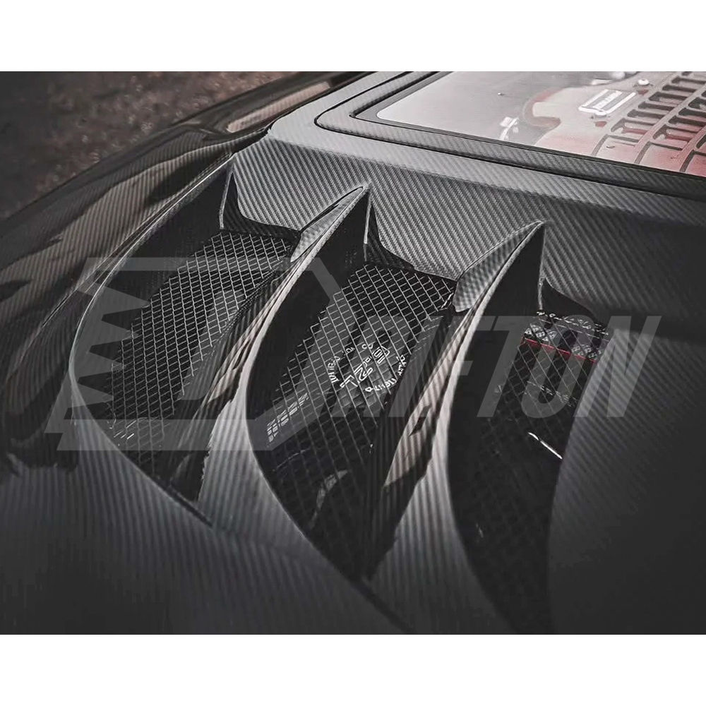 CMST V3 Transparent Style Carbon Fiber Hood For Dodge Charger 2015-2023