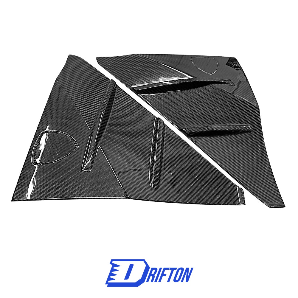 Mansory Style Dry Carbon Fiber Front Fender Trims For Aston Martin DBX