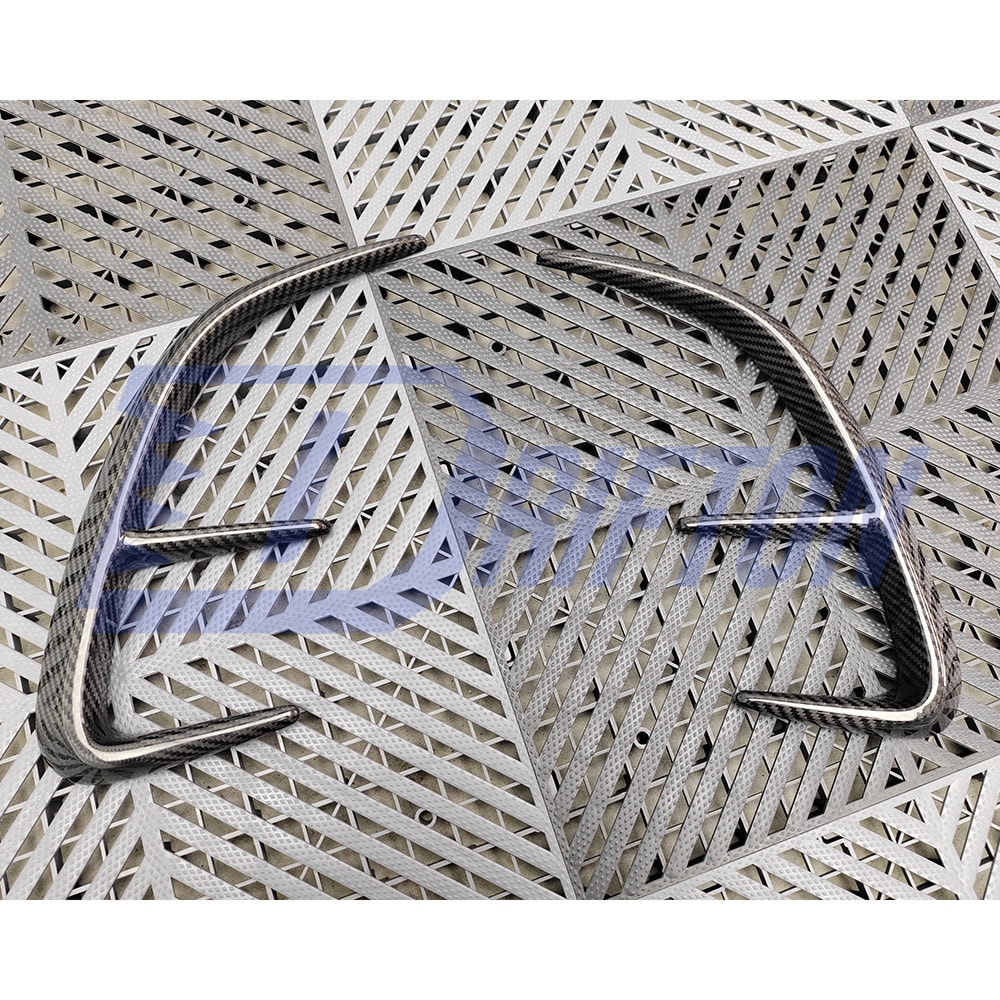 Mansory Style Dry Carbon Fiber Rear Bumper Canards For Aston Martin DBX