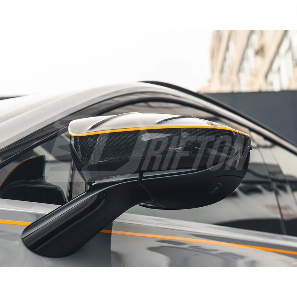 Mansory Style Dry Carbon Fiber Side Mirror Cover For Aston Martin DBX