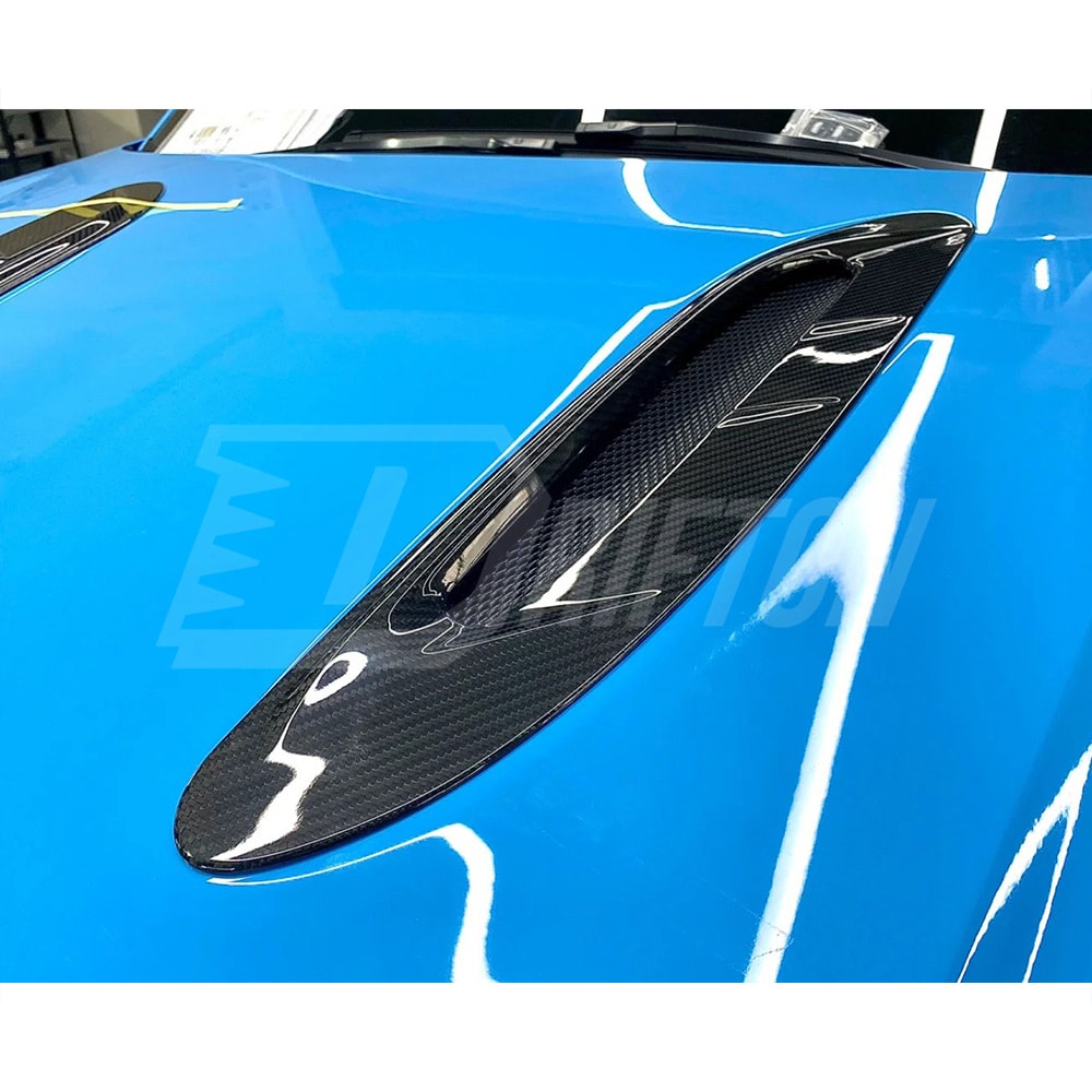 Mansory Style Dry Carbon Fiber Rear Bumper Canards For Aston Martin DBX