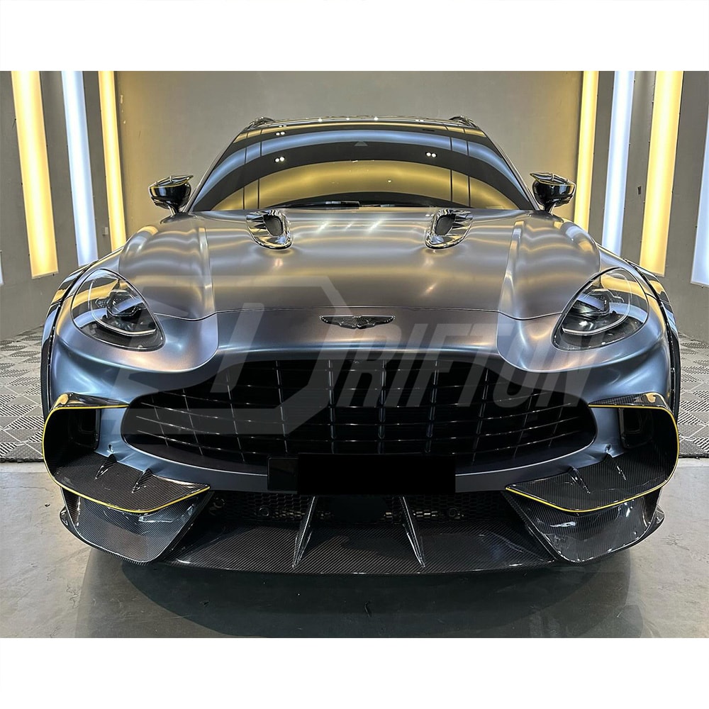 Mansory Style Dry Carbon Fiber Hood Vent Trims For Aston Martin DBX