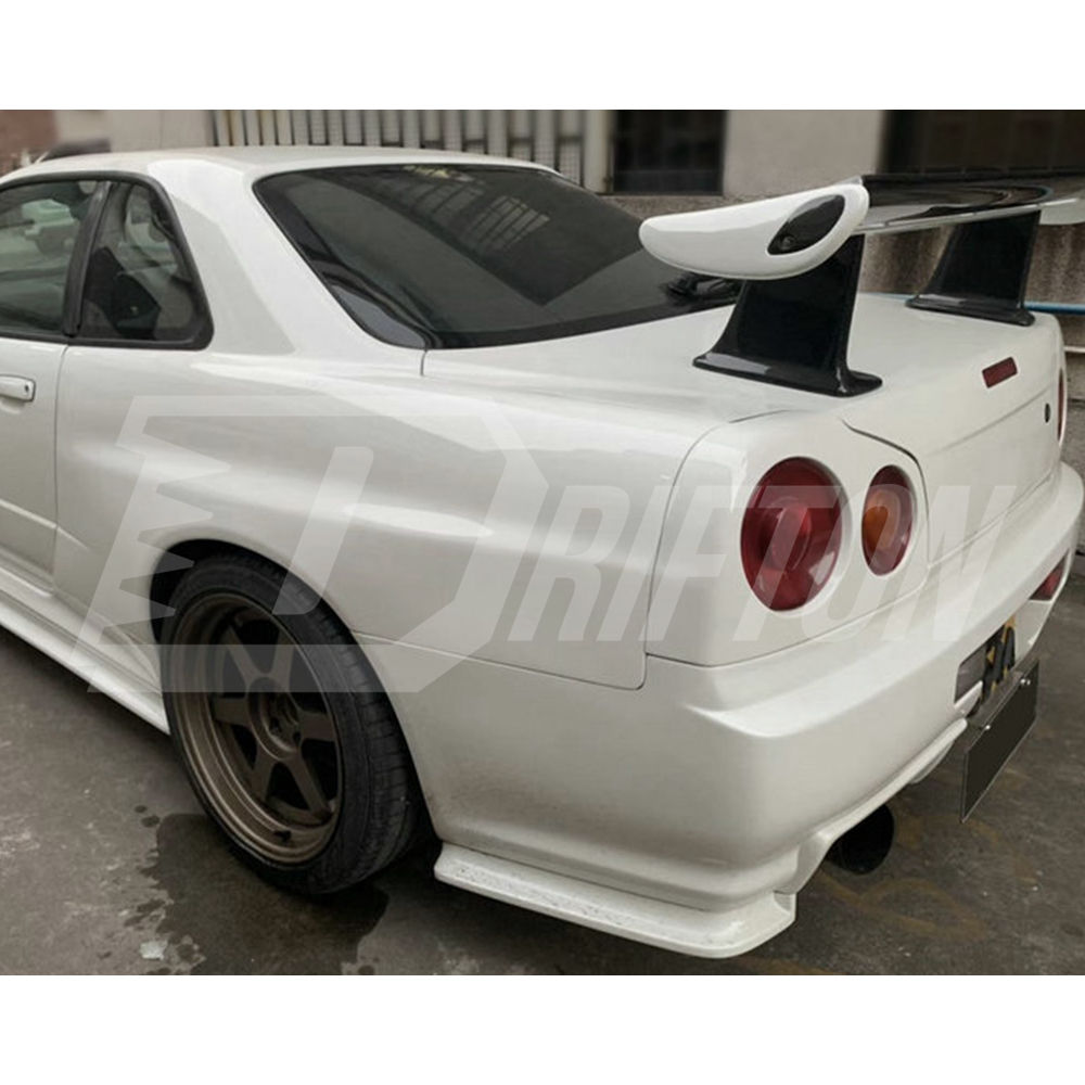 GTT to GTR Nismo Z-tune Style Partial Carbon Fiber (cfrp) Full Set Body Kits For Nissan R34 GTT 1998-2002
