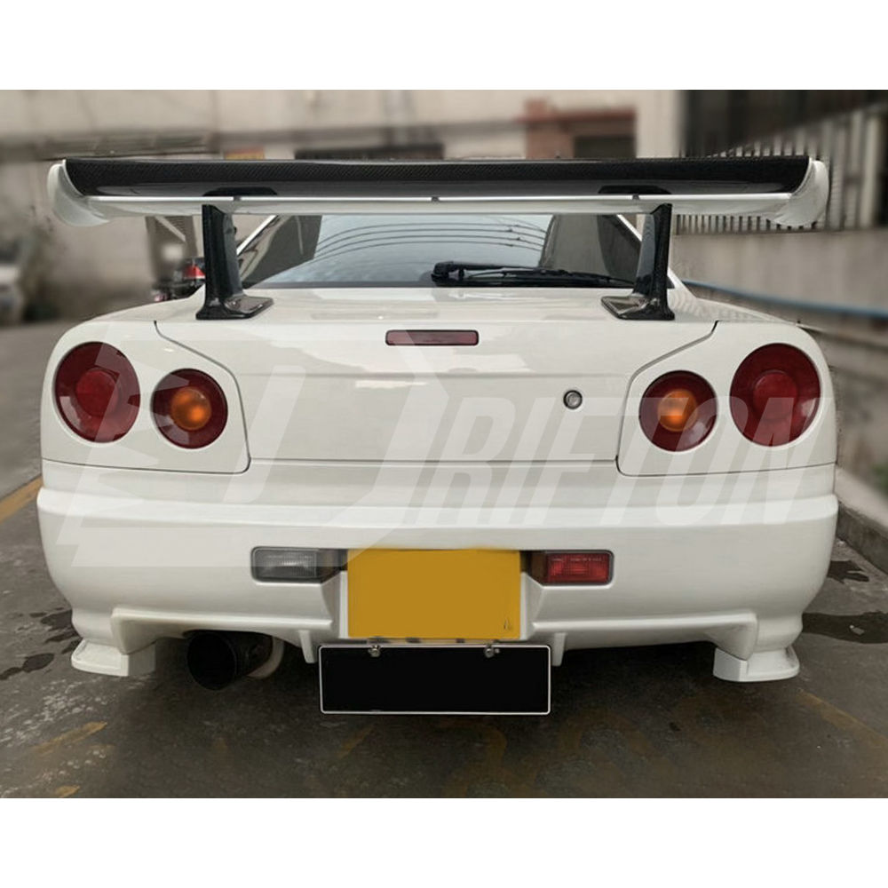 GTT to GTR Nismo Z-tune Style Partial Carbon Fiber (cfrp) Full Set Body Kits For Nissan R34 GTT 1998-2002