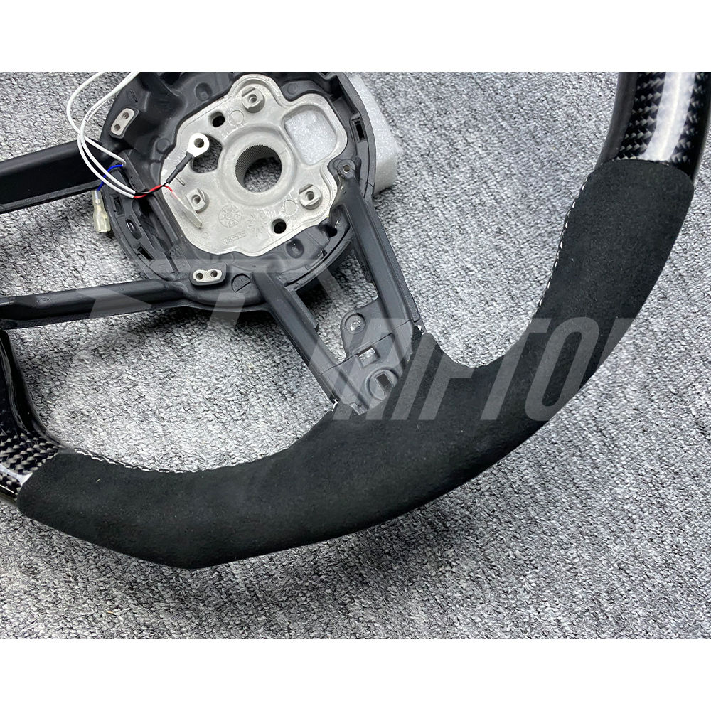 LED Display Shift Build Carbon Fiber Customs Steering Wheel For Audi R8 2016-2024