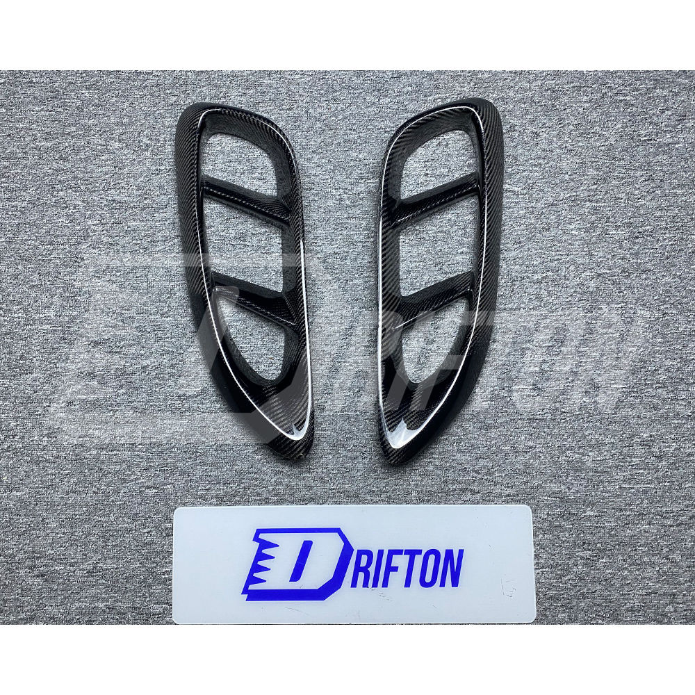 TechArt Style Carbon Fiber Side Vent For Porsche 718 Cayman Boxster 2016-2025 (7)