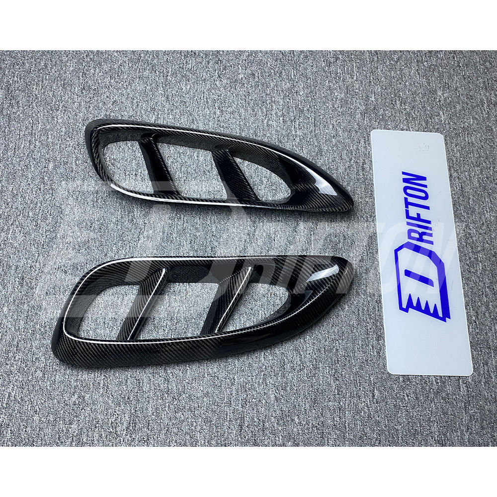 TechArt Style Carbon Fiber Side Vent For Porsche 718 Cayman Boxster 2016-2025 (7)