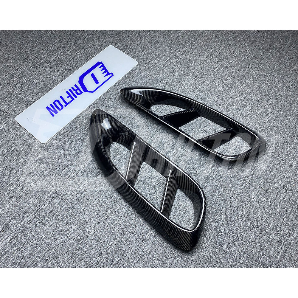 TechArt Style Carbon Fiber Side Vent For Porsche 718 Cayman Boxster 2016-2025 (7)
