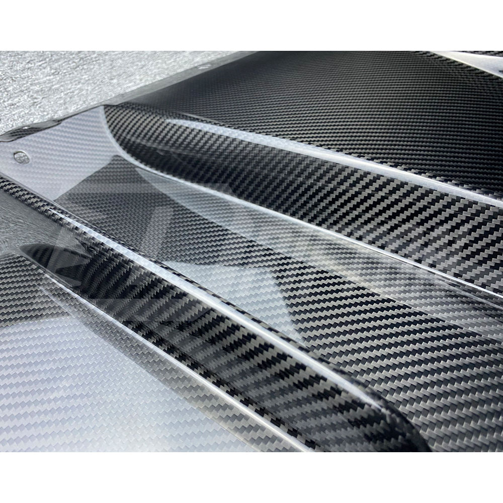 OEM Style Dry Carbon Fiber Rear Diffuser For Alfa Romeo Giulia Quadrifoglio 2016-2023