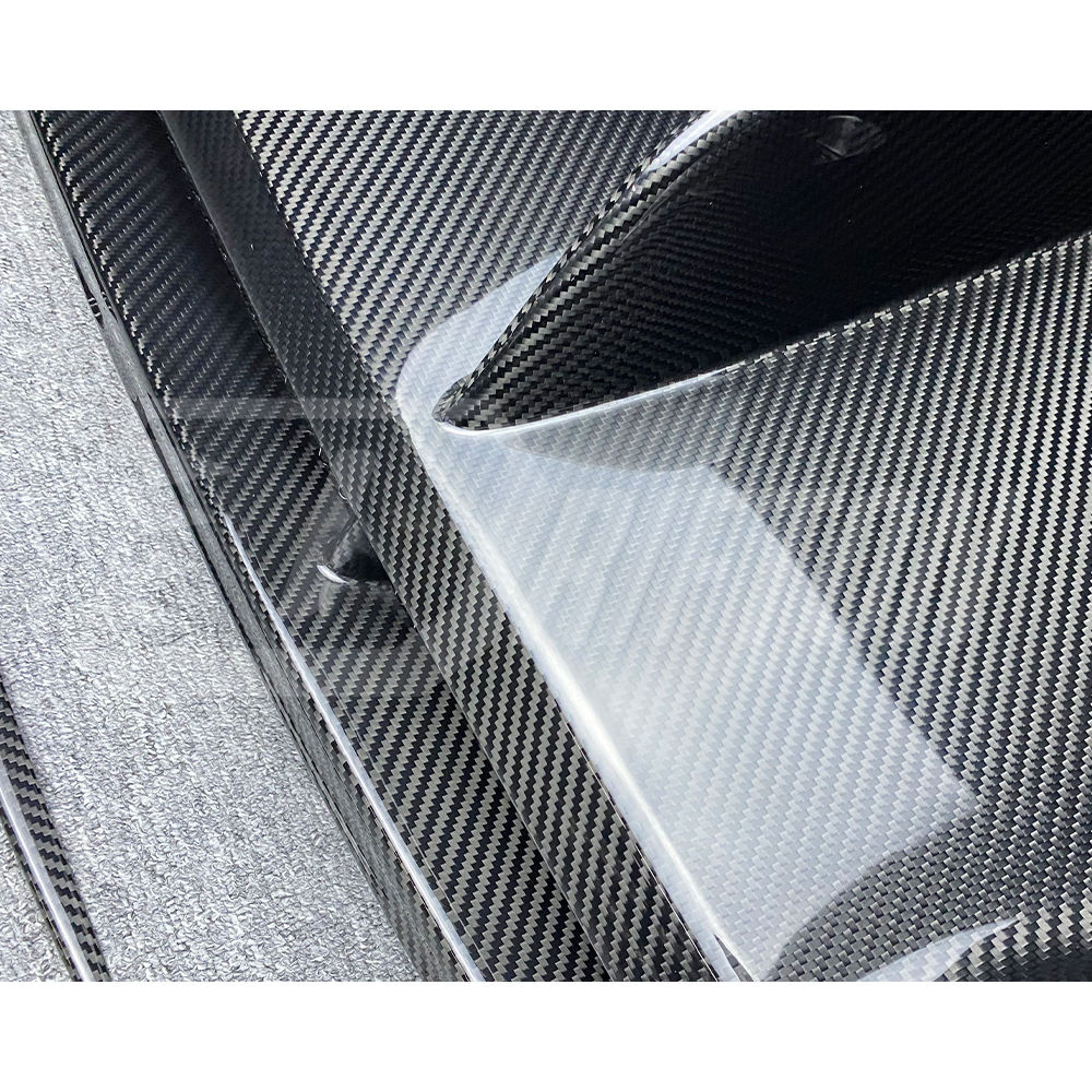 OEM Style Dry Carbon Fiber Rear Diffuser For Alfa Romeo Giulia Quadrifoglio 2016-2023