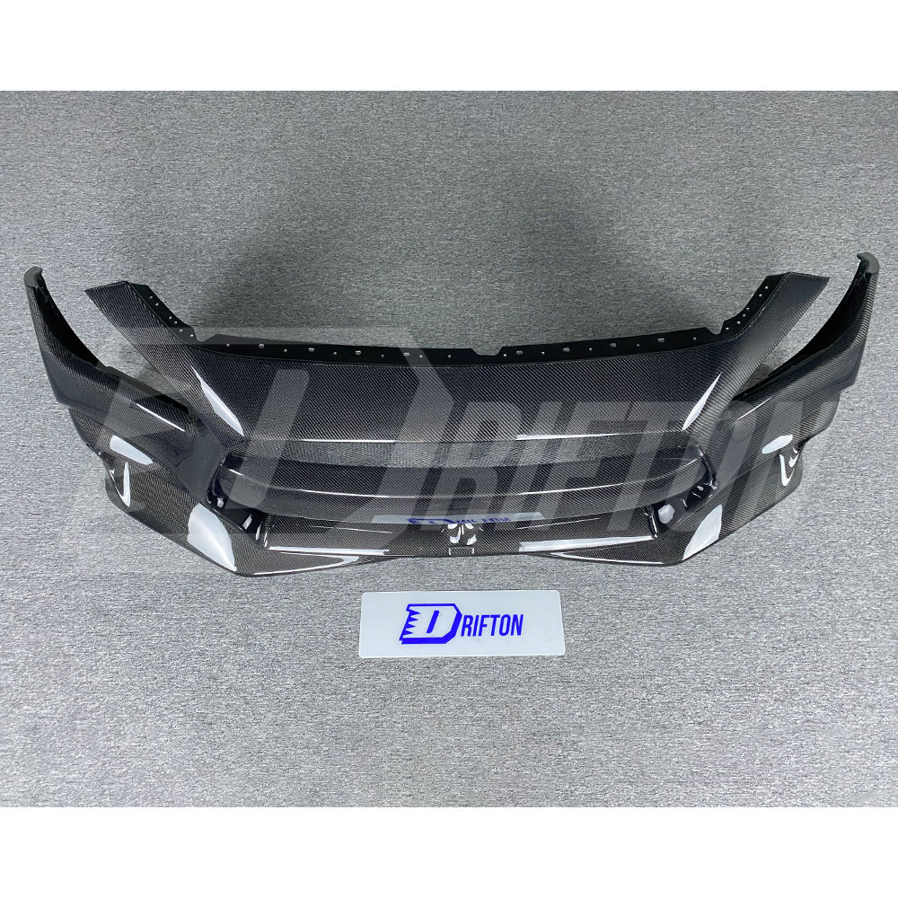 Blitz Style Carbon Fiber Front Bumper For Infiniti Q50 2013-2024
