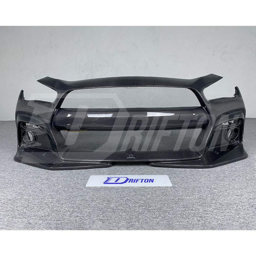 Blitz Style Carbon Fiber Front Bumper For Infiniti Q50 2013-2024