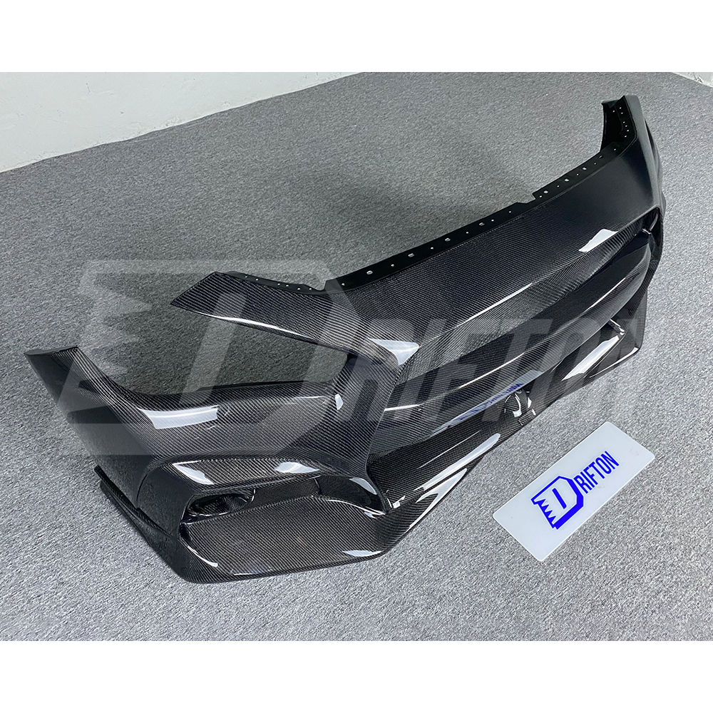 Blitz Style Carbon Fiber Front Bumper For Infiniti Q50 2013-2024