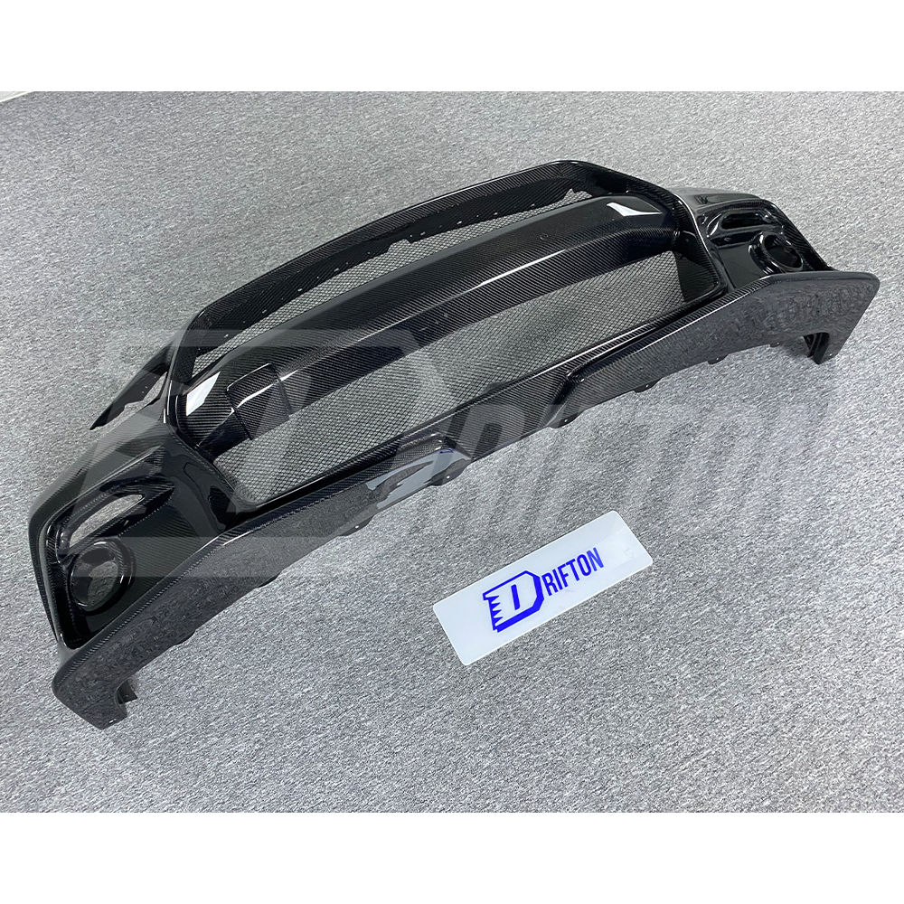 Blitz Style Carbon Fiber Front Bumper For Infiniti Q50 2013-2024