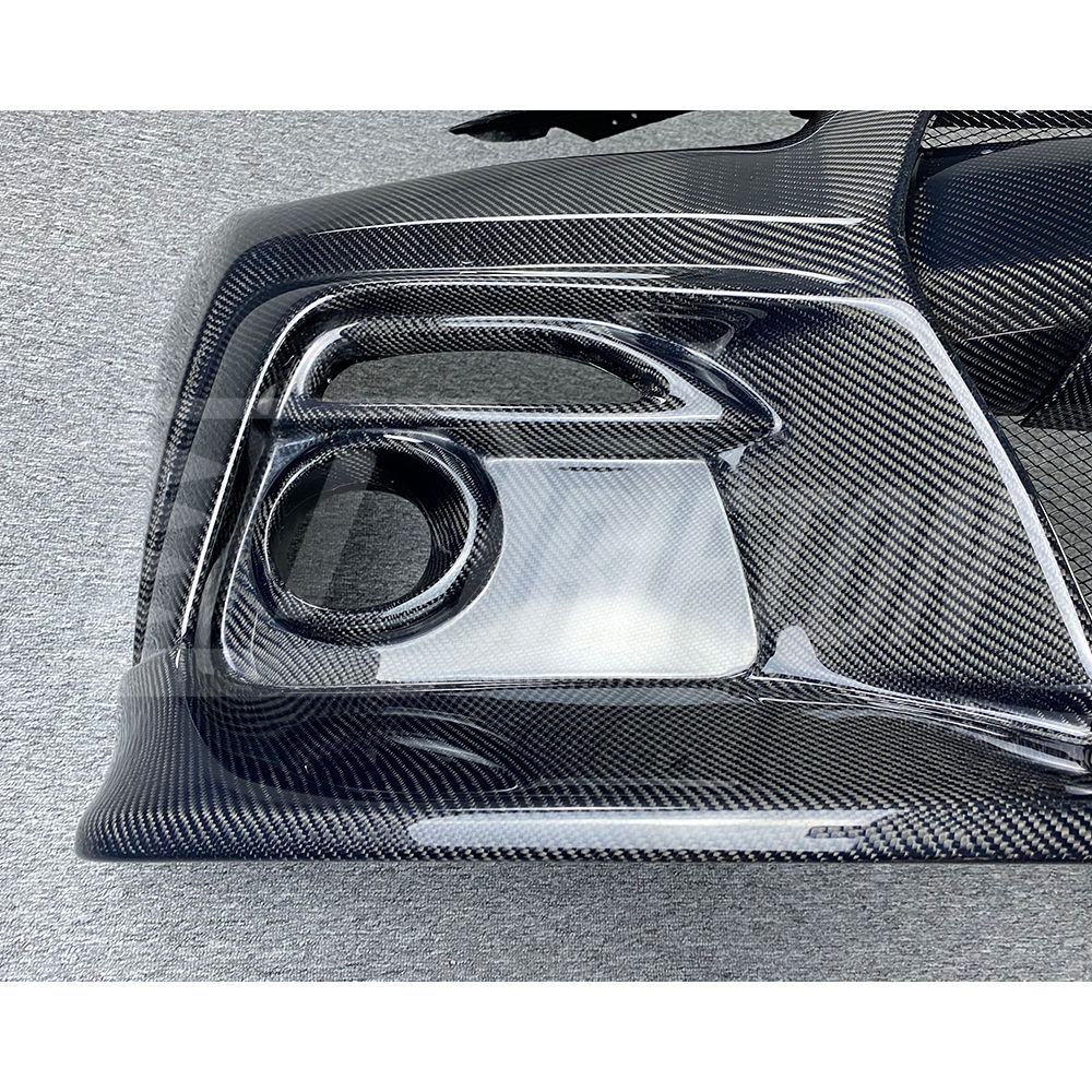 Blitz Style Carbon Fiber Front Bumper For Infiniti Q50 2013-2024