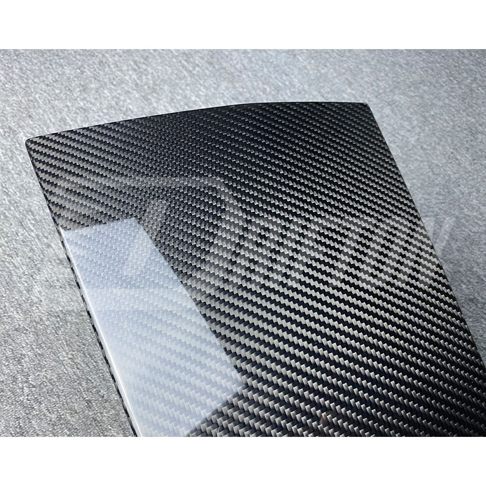 Dry Carbon Fiber Quarter Window Louvers Cover Trim For Audi R8 2016-2024