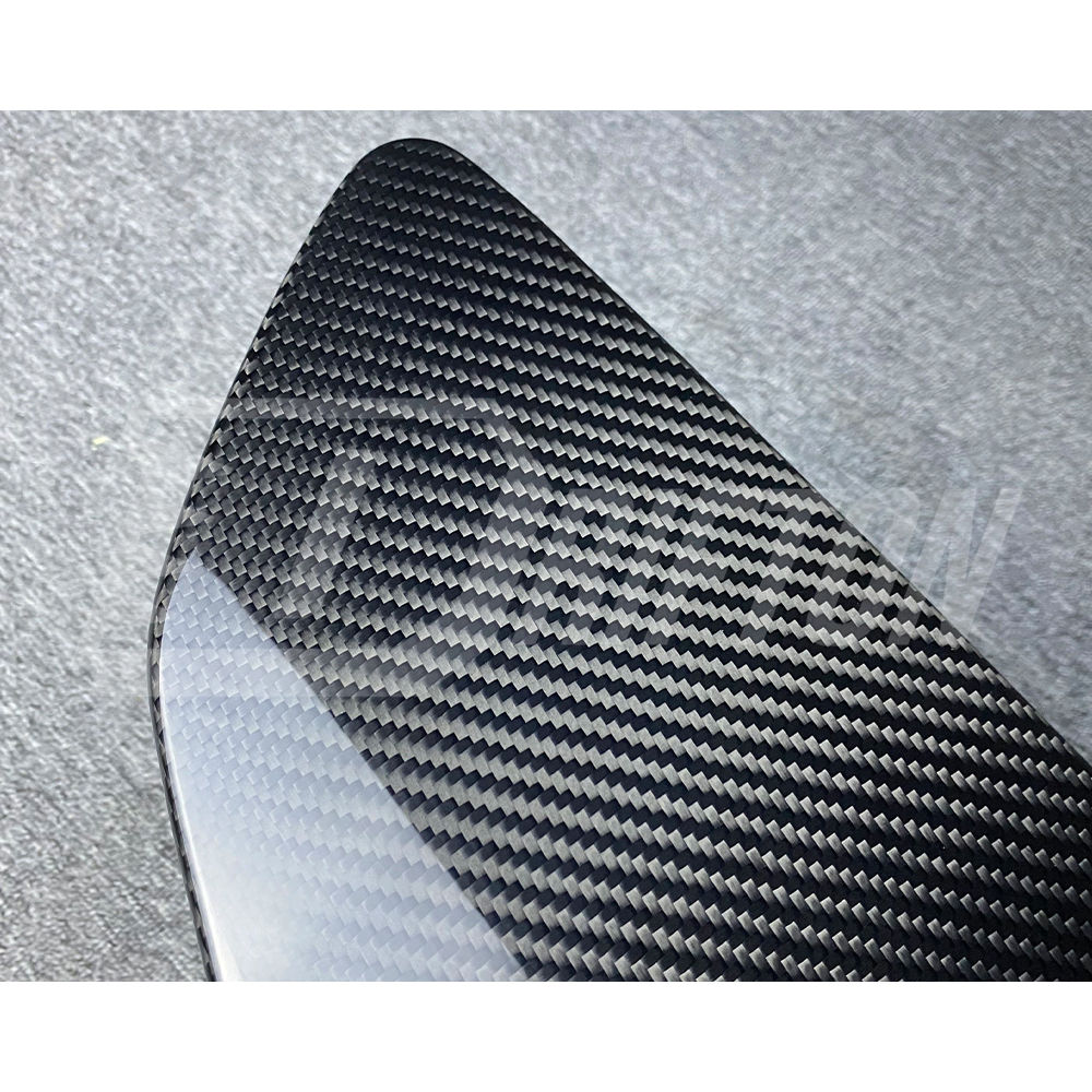 Dry Carbon Fiber Quarter Window Louvers Cover Trim For Audi R8 2016-2024