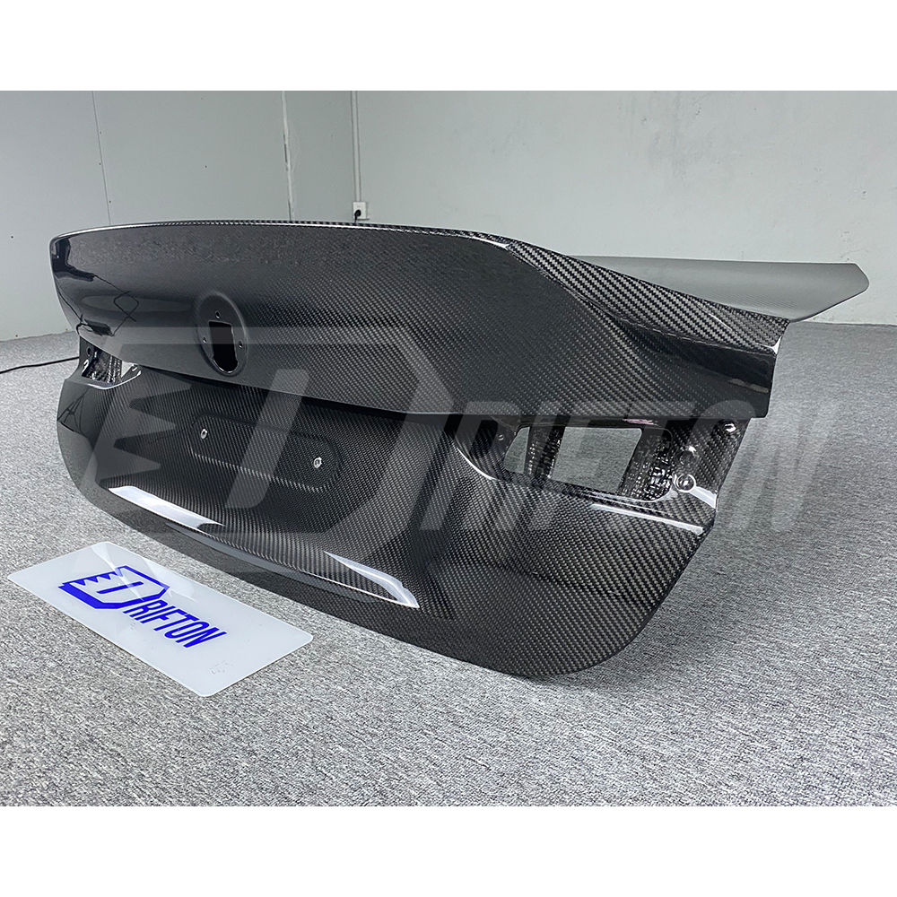 CSL Style Dry Carbon Fiber Rear Trunk Boot Lid For BMW G82 M4 2020-2024
