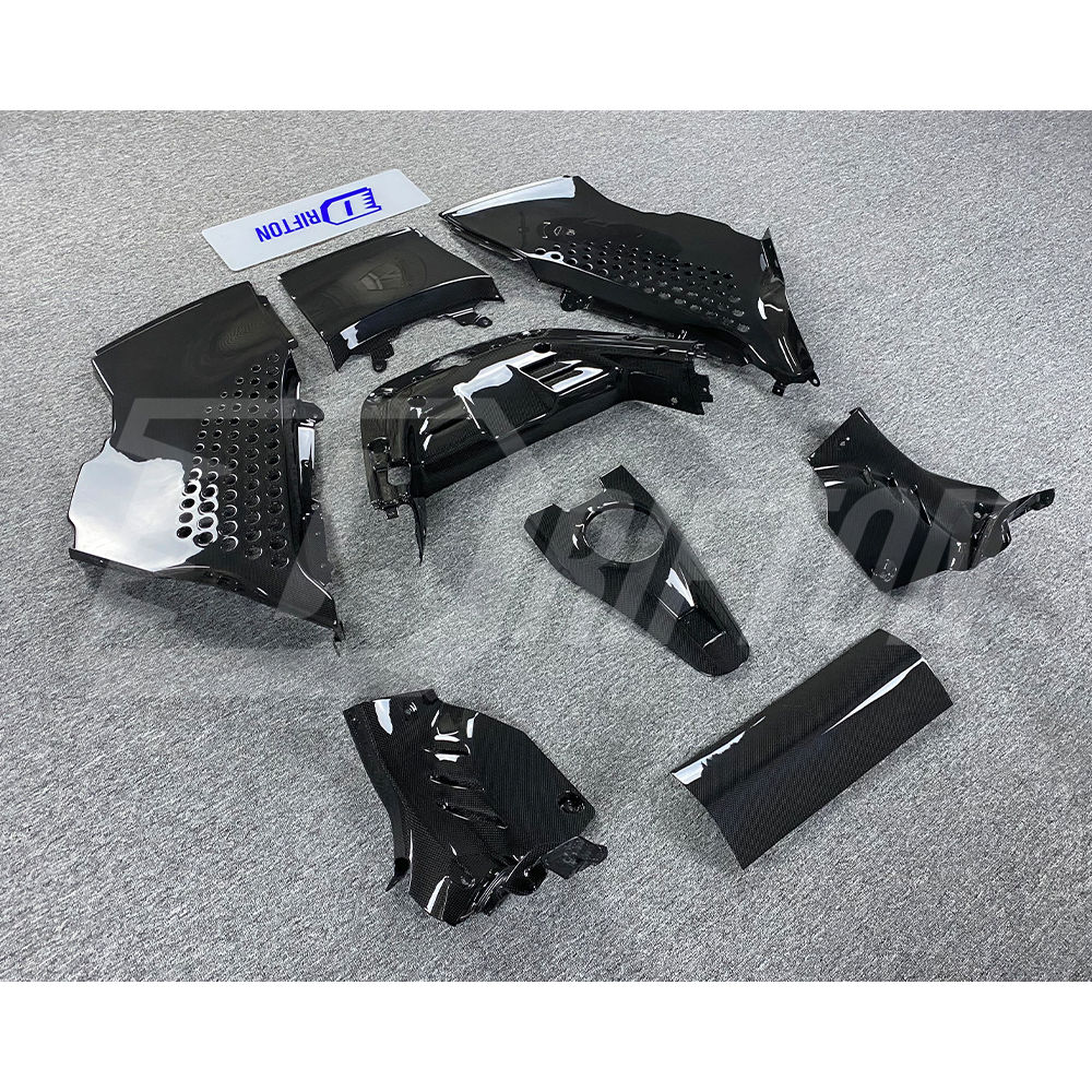 Dry Carbon Fiber Engine Compartment Cover Set For Ferrari SF90 Spider