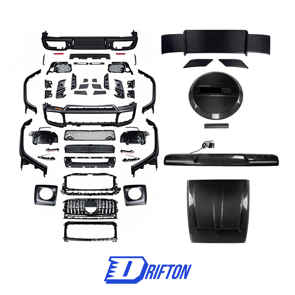 BraBx G800 Style PP x Dry Carbon Fiber Full Body Kit For Mercedes Benz G Class W464 W465 AMG G63 G500 2018-2026