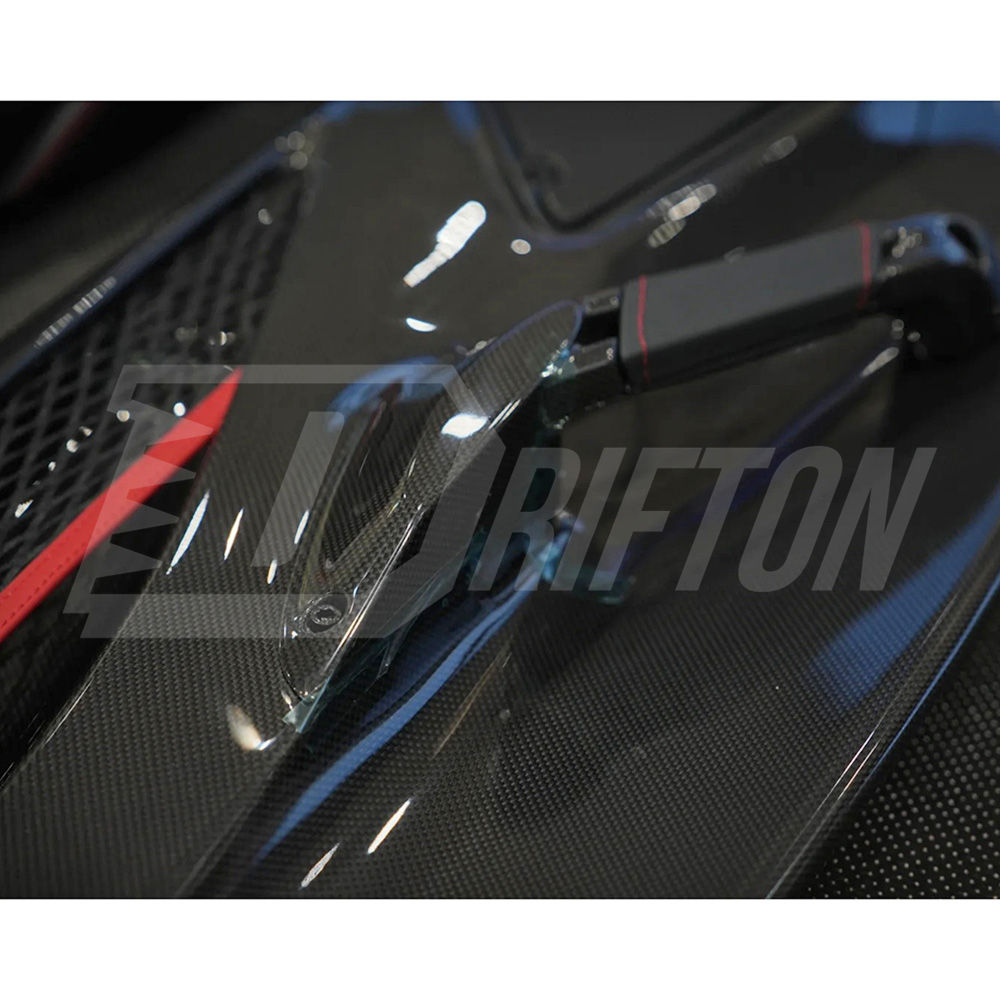 Dry Carbon Fiber Door Panel For Ferrari F8 Tributo Spider 2019-2022