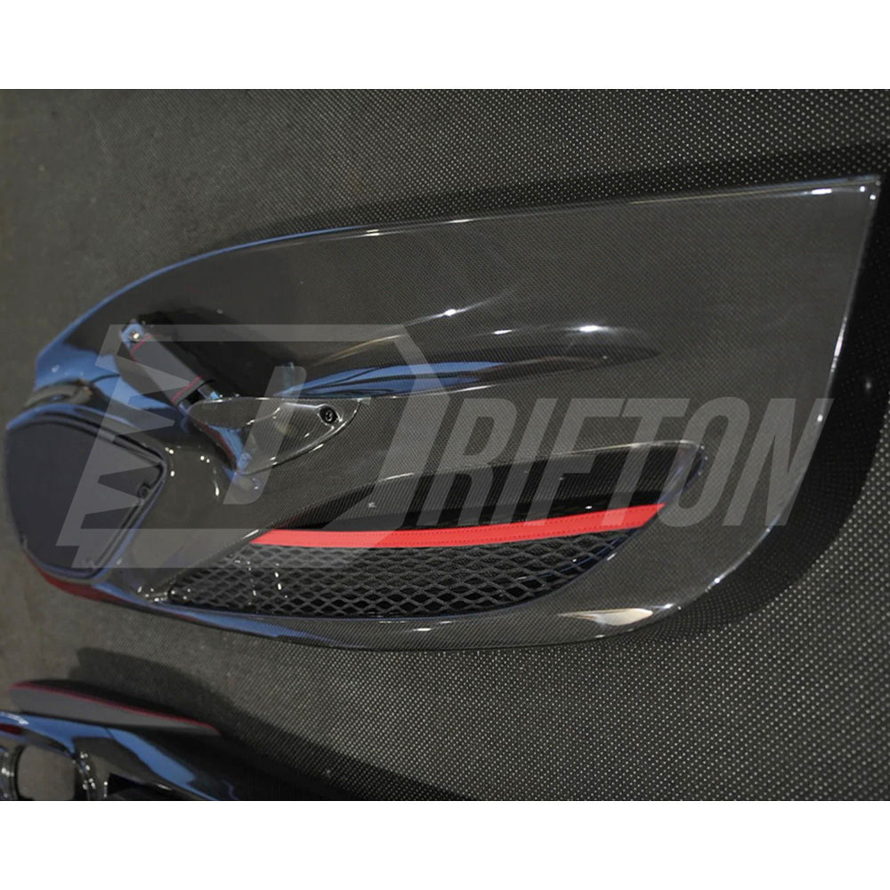 Dry Carbon Fiber Door Panel For Ferrari F8 Tributo Spider 2019-2022