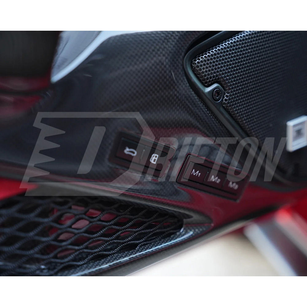 Dry Carbon Fiber Door Panel For Ferrari F8 Tributo Spider 2019-2022