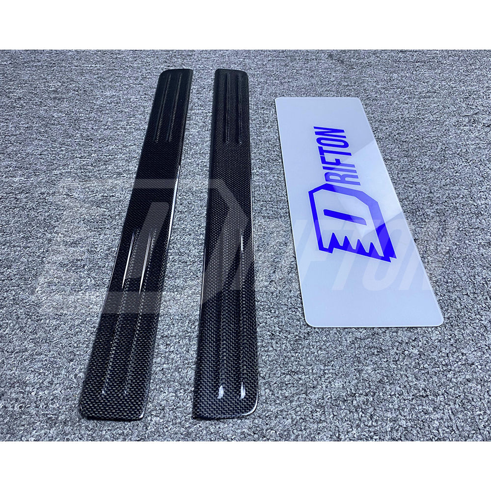 Dry Carbon Fiber Interiors Kits Door Sills For Ferrari F8 Tributo Spider 2019-2022