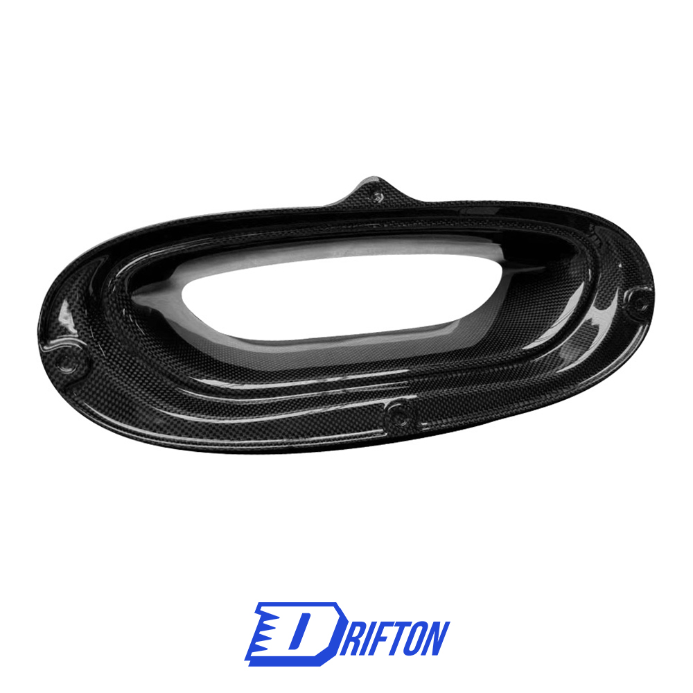 OEM Style Dry Carbon Fiber Hood Air Vents Trim For Ferrari F8 Tributo Spider 2019-2022