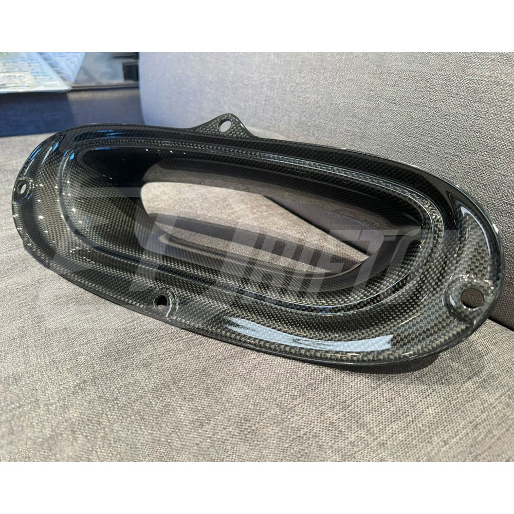 OEM Style Dry Carbon Fiber Hood Air Vents Trim For Ferrari F8 Tributo Spider 2019-2022