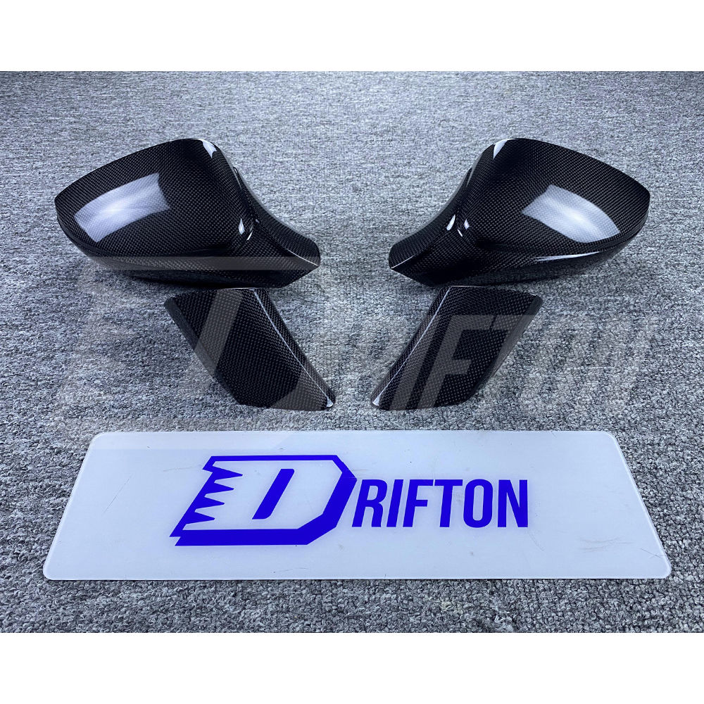OEM Style Dry Carbon Fiber Side Mirror Housing For Ferrari F8 Tributo Spider 2019-2022