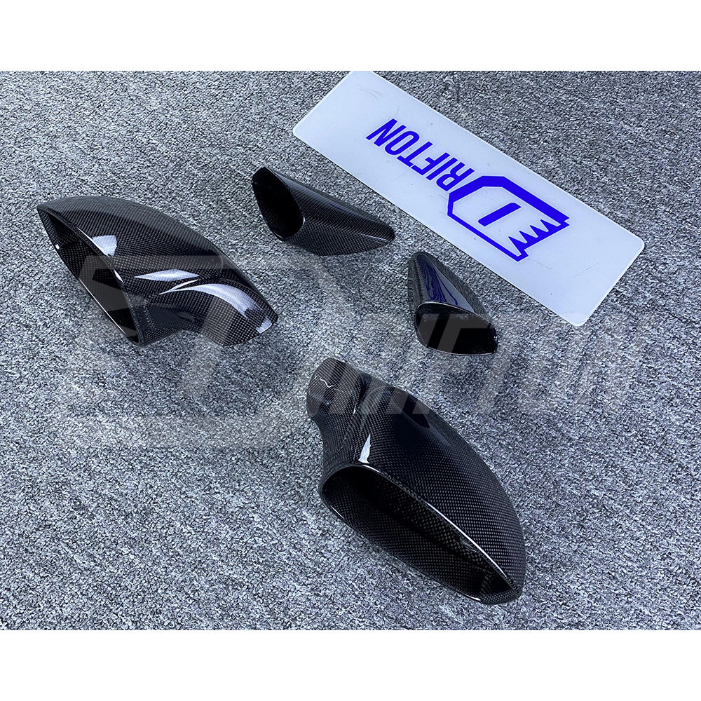 OEM Style Dry Carbon Fiber Side Mirror Housing For Ferrari F8 Tributo Spider 2019-2022