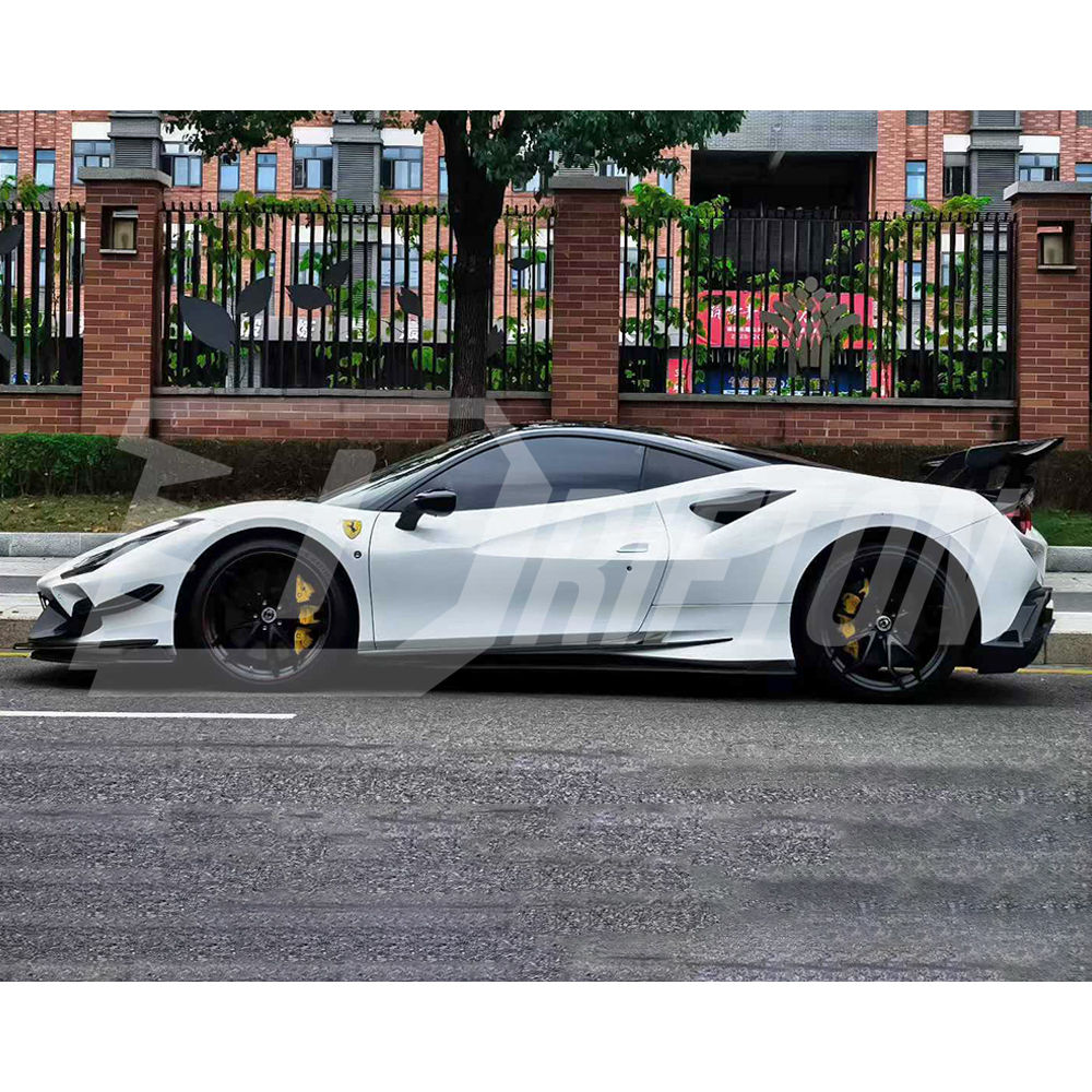 XX GT Style Dry Carbon Fiber Rear Spoiler For Ferrari F8 2019-2022