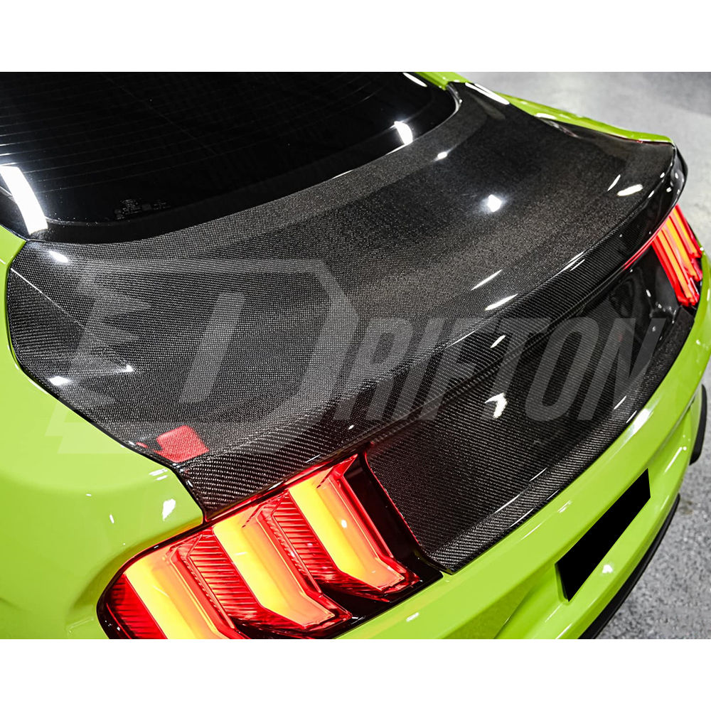 Carbon Fiber Rear Trunk Boot Lid For Ford Mustang Gen6 S550.1 S550.2 2015-2023