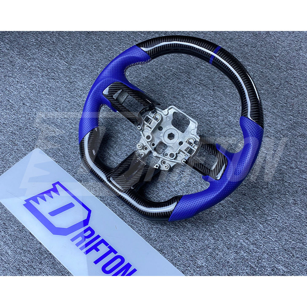 Customize Style Carbon Fiber Steering Wheel For Ford Mustang Gen6 S550.1 2015-2017