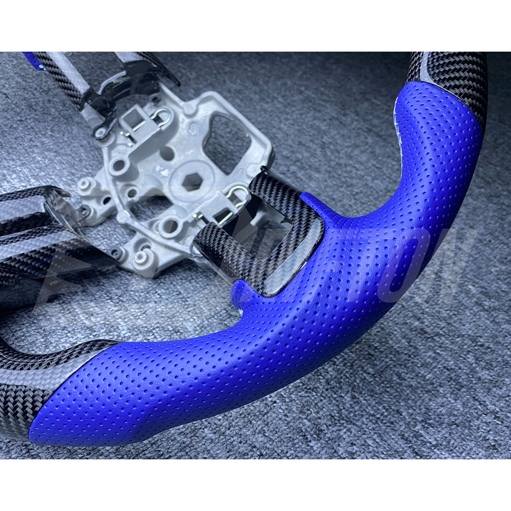 Customize Style Carbon Fiber Steering Wheel For Ford Mustang Gen6 S550.1 2015-2017