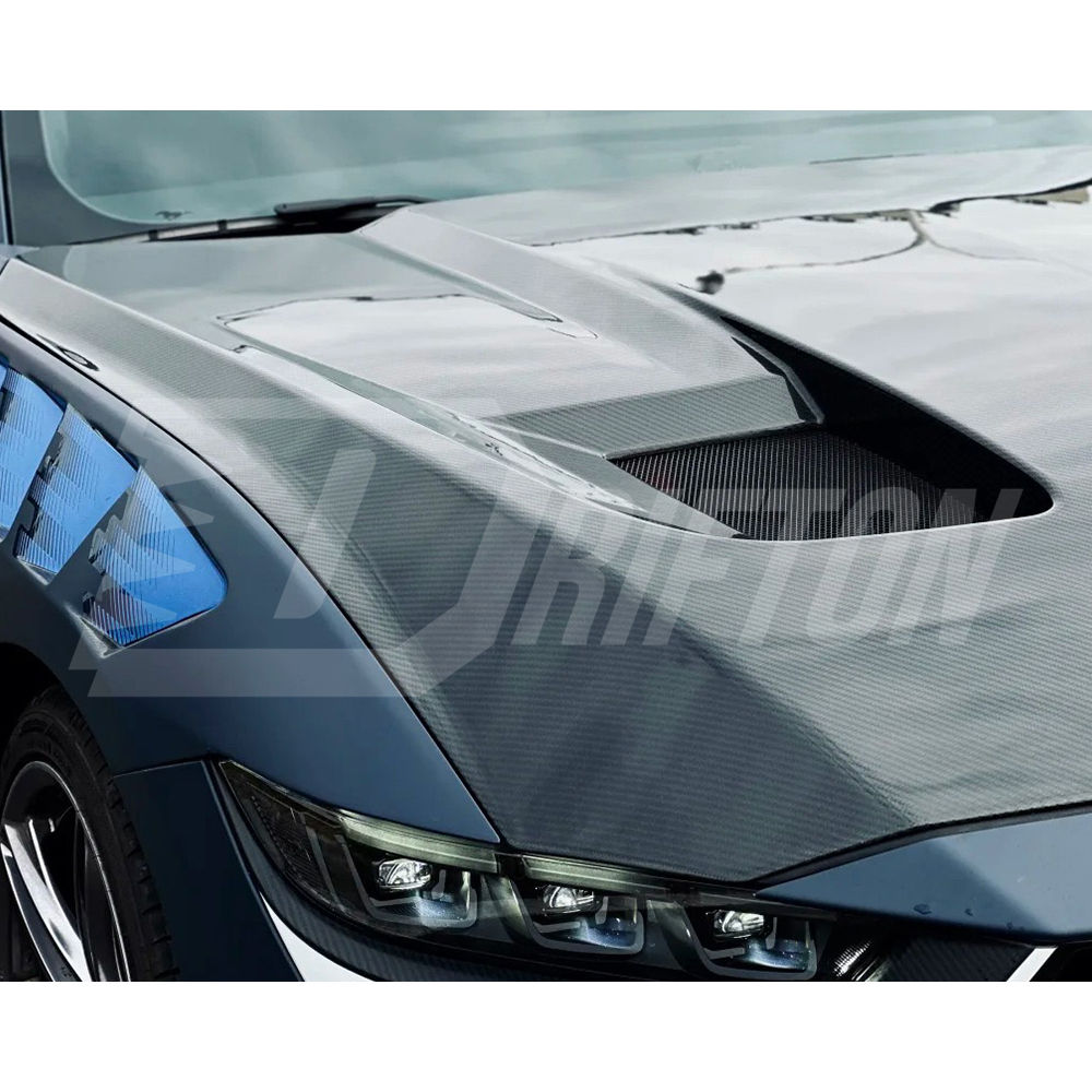 GT3 Style Carbon Fiber Hood For Ford Mustang Gen7 S650 2024-On