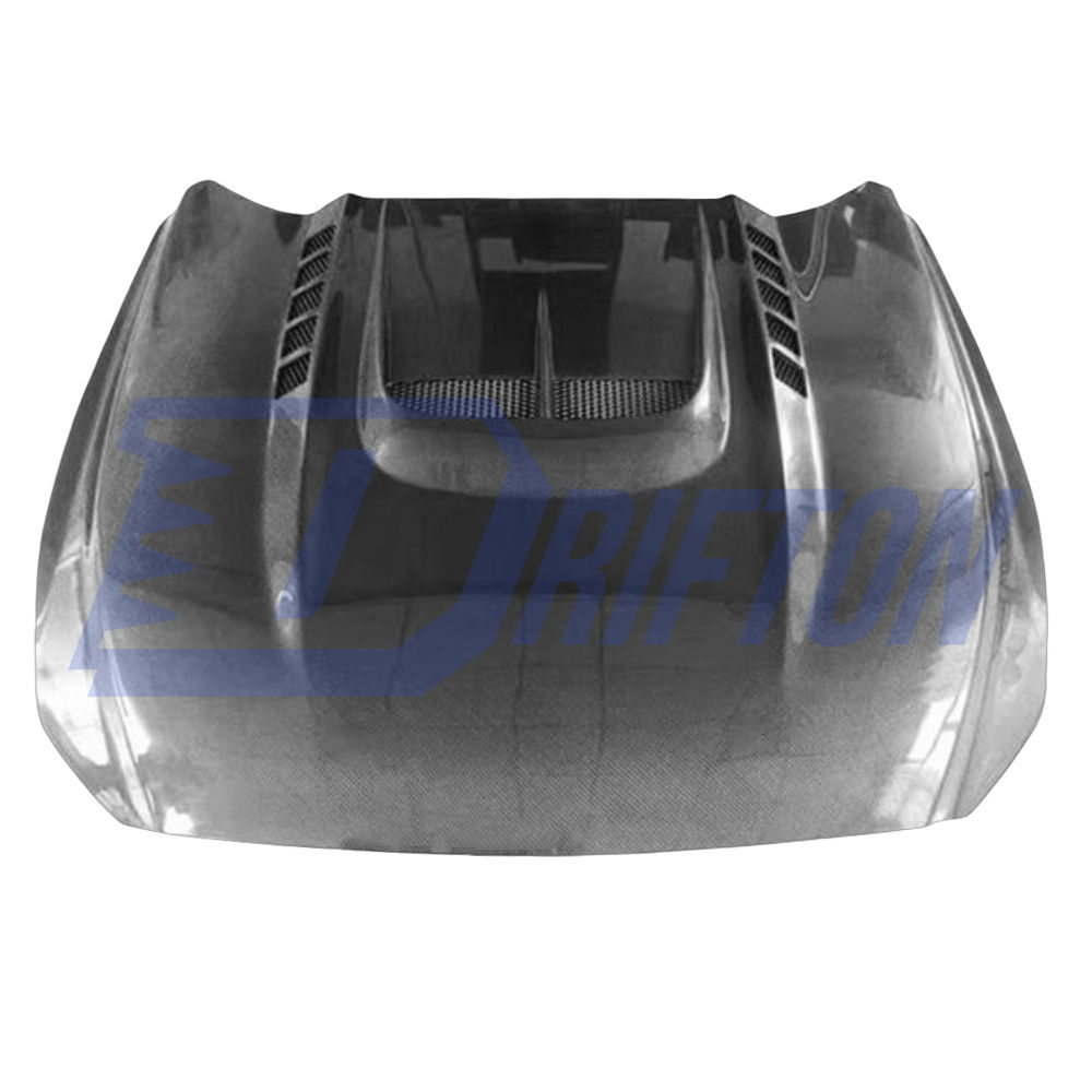 GTS Style Carbon Fiber Hood For Ford Mustang Gen6 S550.1 2015-2017