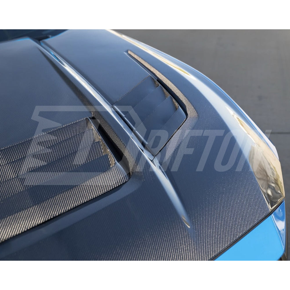 Shelby Style Carbon Fiber Hood For Ford Mustang Gen7 S650 2024-On