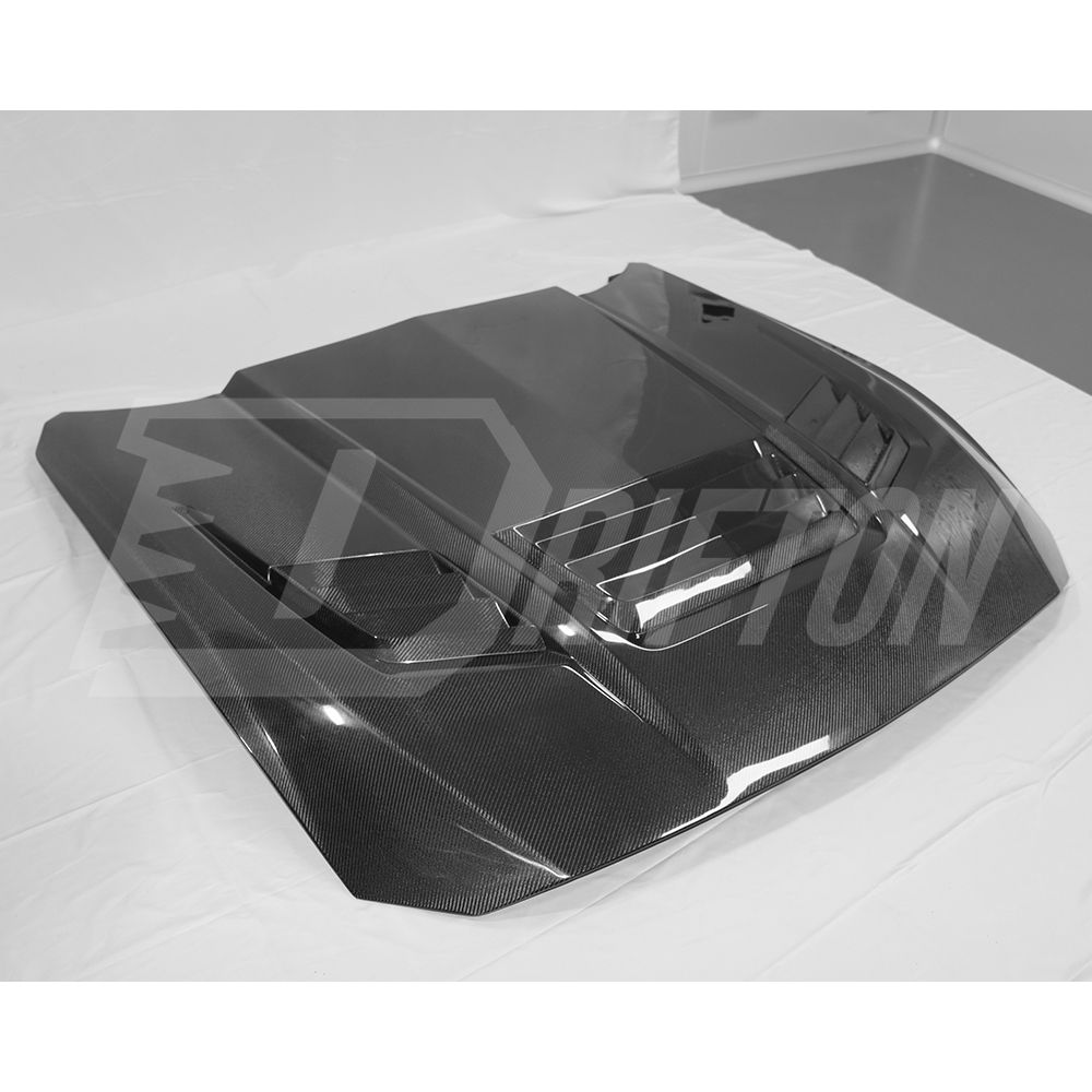 Shelby Style Carbon Fiber Hood For Ford Mustang Gen7 S650 2024-On