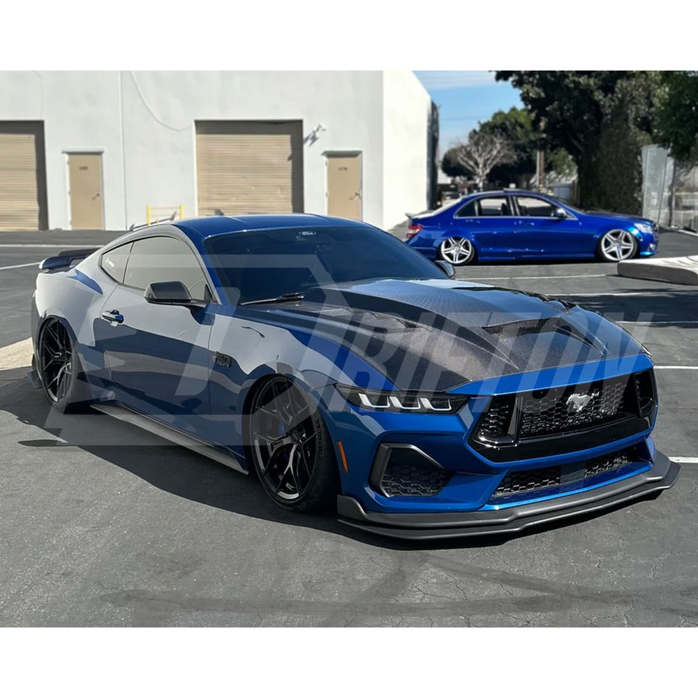 TF Style Carbon Fiber Hood For Ford Mustang Gen7 S650 2024-On