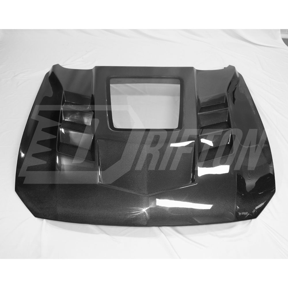 Transparent Style Carbon Fiber Hood For Ford Mustang Gen7 S650 2024-On