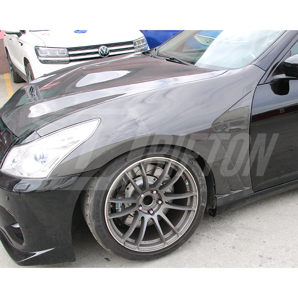 Vent Style Carbon Fiber Fender For INFINITI G37 Sedan 2008-2015