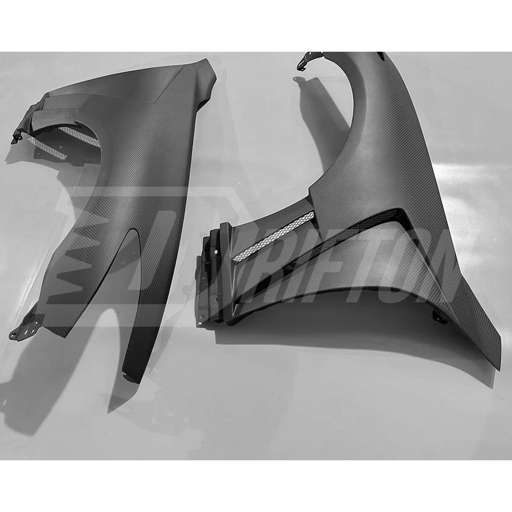 Vent Style Dry Carbon Fiber Fender For INFINITI G37 Coupe 2008-2015