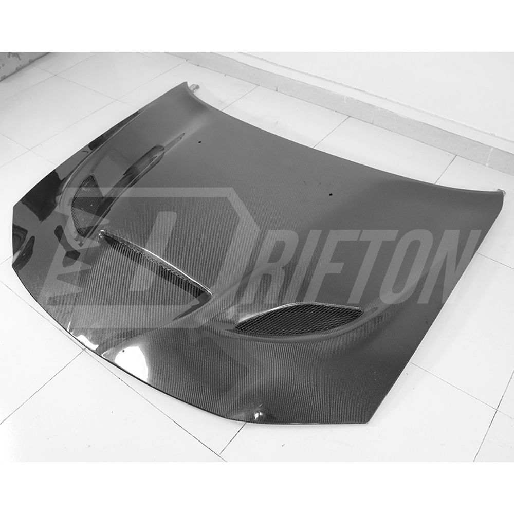 SRT Hellcat Style Carbon Fiber Hood For Dodge Charger 2015-2023